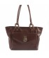 Hand bag, Lisetta Brown, leather