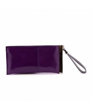 Bag clutch, Lisa Violet, shiny leather
