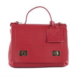 Shoulder bag, Gio Red, leather