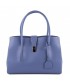 Hand bag, Vicki Blue, leather