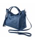 Hand bag, Lela Blue, leather