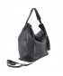 Hand bag, Fulvia Black leather