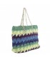 Shoulder bag, Luciana Verde, cotton