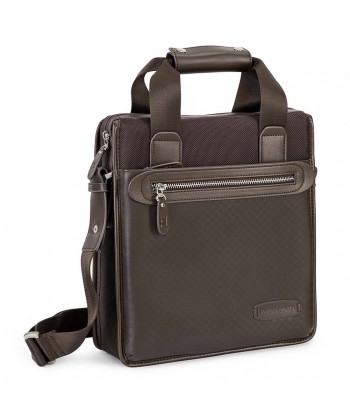 Shoulder bag, Daniel Brown, eco leather and nylon