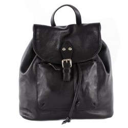 Hand bag, Brenda Black, genuine leather