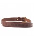 Belt, Brando Brown, leather with printing, sports