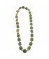 Necklace, Hebe Green, pearls, jade and crisocolla, made in Italy, limited edition