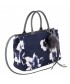 Hand bag, Agnes Blue, fabric