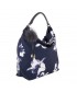 Hand bag, Elvia Blue, fabric