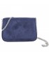 Bag clutch, Eugenia Blue, faux leather