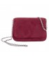 Bag clutch, Eugenia Red, faux leather