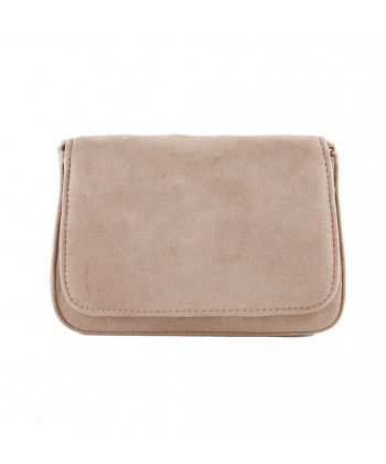 Bag clutch, Eugenia Beige, faux leather