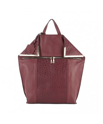 Bag backpack, Filippa Red, leather