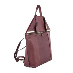 Bag backpack, Filippa Red, leather