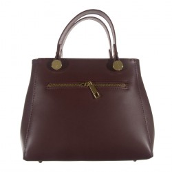 Handbag, Mafalda Red leather