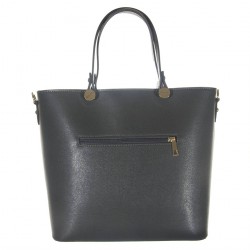 Bag in hand, Veronica Grey, leather