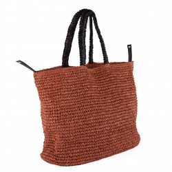 Shoulder bag, Leonarda Red, cotton