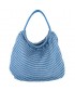 Shoulder bag, Carmen Blue, fabric