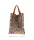 Hand bag, Bess Flowers, fabric, made in Italy