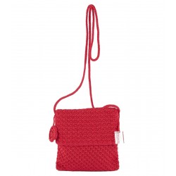 Shoulder bag, Teresa, Red, cotton
