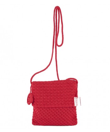 Shoulder bag, Teresa, Red, cotton