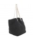 Hand bag, Clelia Black raffia