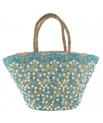 Hand bag, Primula Azzurra, straw