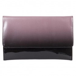 Bag clutch, Nina Pink, faux leather
