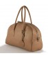 Handtasche, Lola Camel, leder, made in Italy