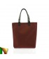 Hand bag, Graziella Red, fabric, made in Italy