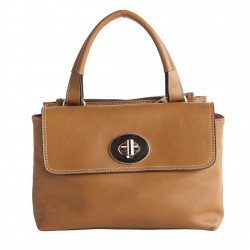 Hand bag, Rina Brown, leather