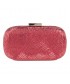 Bag clutch, Nives Red, fabric