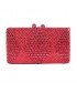 Bag clutch, Ornella, Red, fabric