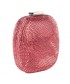 Bag clutch, Mariella Red, fabric