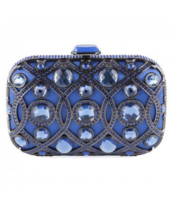 Bolsa de embrague, Marinetta Azul, tela