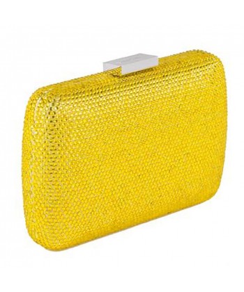 Bag clutch, Everina Yellow, satin