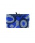 Handtasche clutch, Marion blau, tesuto und strass