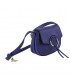 Shoulder bag Anita in eco-leather blue