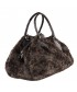 Hand bag, Leda Brown, eco leather