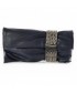 Bag clutch, Morena Blue, eco leather