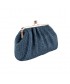 Bag clutch, Natalia Blue, cotton