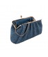Bag clutch, Natalia Blue, cotton
