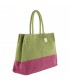 Hand bag, Desire green, cotton
