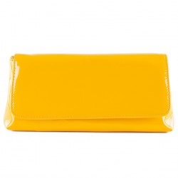 Bossa d'embragatge, Savina, de color groc, amb un símil pell