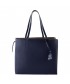 Shoulder bag, Sibyl blue, genuine leather