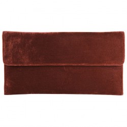 Bag clutch, Clorinda Red velvet