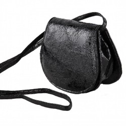 Bolsa de ombreiro, Apollonia, negro, eco-coiro, madeira laminada