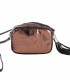Shoulder bag, the Amalia rose, in eco-leather, laminated