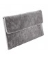 Bag clutch, Clorinda grey, velvet