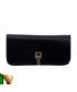 Bag clutch, Kim Black, shiny leather